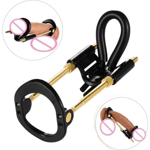 Penis Increase Extender Enlargement Stretcher Edge System Sex Toys for Men Gay Penis Pump Enhancer Strap Kit Male Masturbator