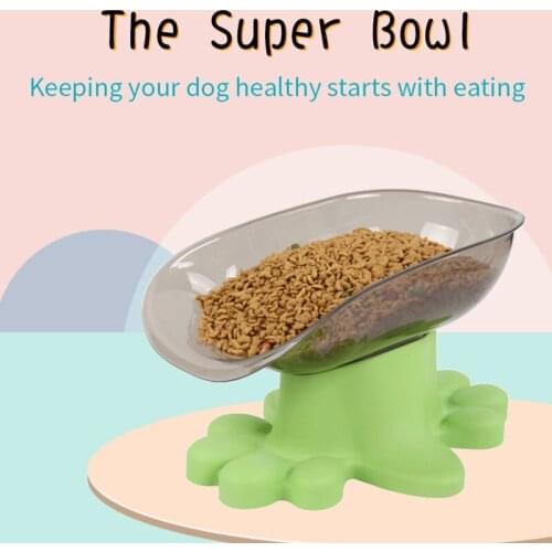 Explosive cat bowl dog bowl large non-slip dog food bowl plastic material large dog pet feeder pet supplies