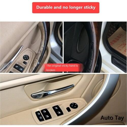 Car Interior Door Handle Pull Trim Cover For BMW F30 F31 F32 F33 F34 F35 F36 F80 Left Right Inner Panel Black 1/4PCS Handle Pull