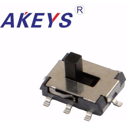 10PCS MST-22C04 MINI slide switch SMD SMT 8 pin 2 position mini toggle switches micro slide switches
