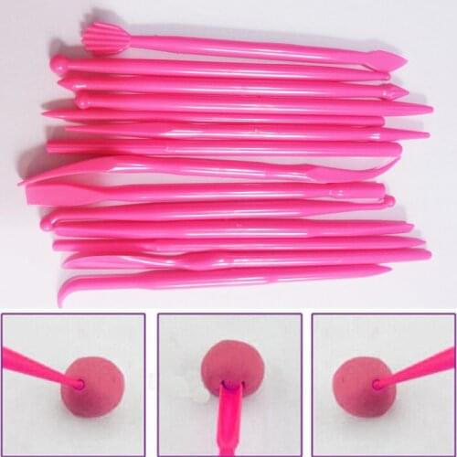 14Pcs Plastic Clay Sculpting Set Modeling Tool Carving Shaper Polymer Clay Tools DIY Handmade Crafts Tool Supplies Double Ended