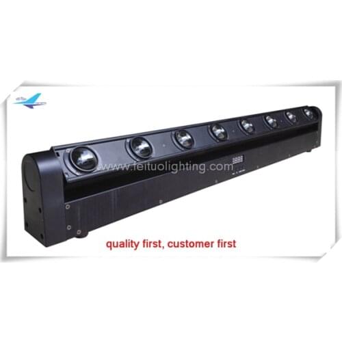 T-(6pcs/lot)Beam LED Moving Head Sunstrip 8X10W RGBW 4 IN 1 Led Rotating Dj Bar Cheap Led Stage Light