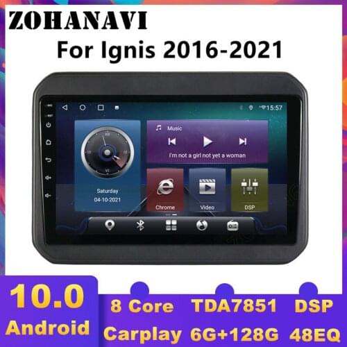 4G DSP Android 10 Car Radio Multimedia For Suzuki IGNIS GPS Navigation Audio Stereo Video Player Autoradio Ignis Head Unit DVD
