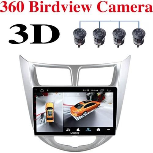 For Hyundai Accent RC RB Verna Solaris i25 Grand Pony Car Multimedia GPS Radio Navigation NAVI Player CarPlay 360 BirdView 3D