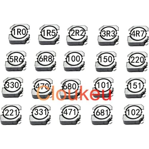 CD105R CDRH105R SMT Inductor 1/1.5/2.2/3.3/4.7/6.8/10/15/22/33/47/68/100/150/220/330/470/680UH/1MH 10*10*5mm