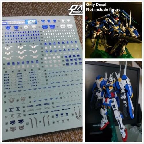 D.L quality Colorful Bronzing water Decal GN05 For Bandai MG MB 1/100 GN-001/hs-A01 Avalanche Exia Gundam DL085
