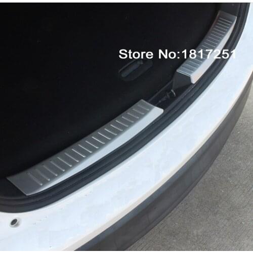 For Mazda CX-5 CX5 2014 2015 2016 Accessories Stainless Steel Car Inner Rearguards Rear Bumper Trunk Trim Bumper Pedal Styling