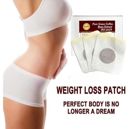 FiiYoo Slimming Navel Sticker Slim Patch Weight Loss Burning Fat green coffee bean extracts reduce appetite dry mouth