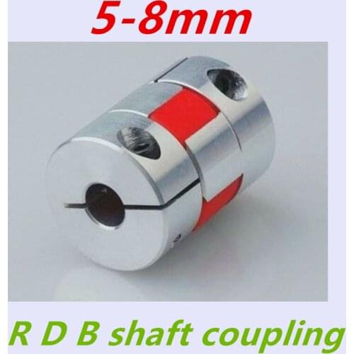 Free shipping Aluminium Flexible Shaft Coupling D20 L30 5X8mm Motor Connector Flexible Coupler 5mm To 8mm
