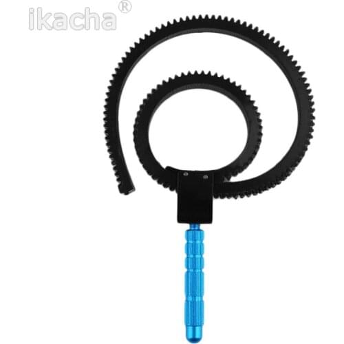 New Metal Grip Follow Focus Gear Ring Focusing Belt Holder For Canon Nikon Camera Lens DSLR Rig Camcorder