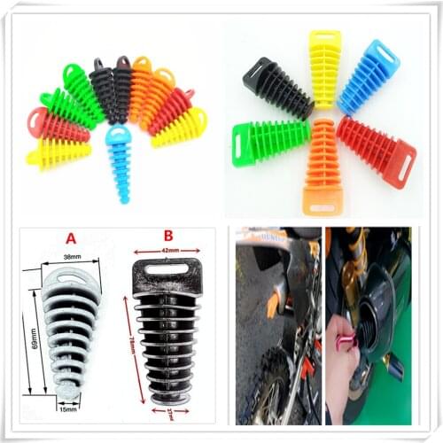 New Motorcycle Exhaust Pipe Motocross Tail Plug Silencer Muffler Wash end for YAMAHA XV 950 RACER TDM 900 MT125 MT125 MT01 VMAX