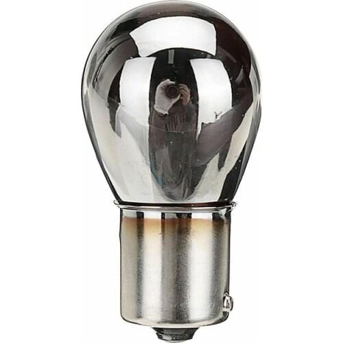 Amber BAU15s 581 12V 21W Stop Lamp PY21W Car Indicator Light Turn Signal Chrome Plated Amber Bulbs