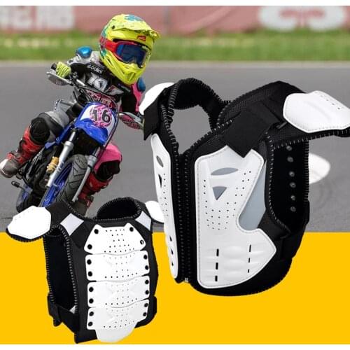 4-15 Years Children Full Body Protector Vest Armor Kids Motocross Armor Jacket Chest Spine Protection Gear Anti-fall
