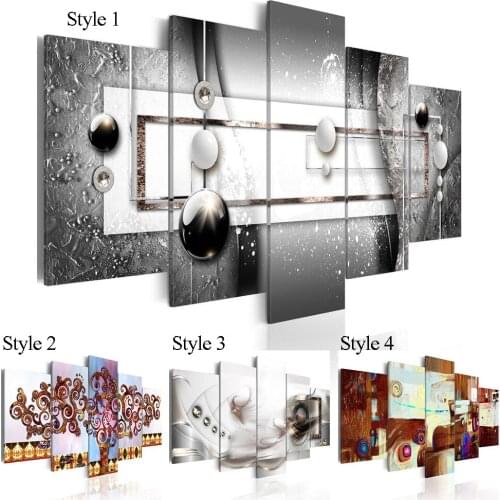 2019 HD Canvas Print Modern Fashion Wall Art the Abstract Color Tree for Home Decoration Choose Color:4 & Size:3(No Frame)