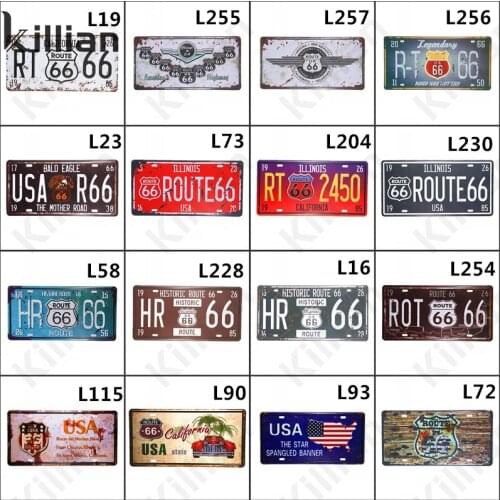 Vintage Metal Plaque License Plate Text Metal Poster Bar Underground Garage Decoration Icon Metal Plate Painting Club Decor