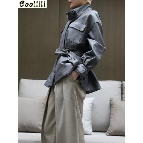 Boollili Real Leather Jacket Sheepskin Coat Women Clothes 2020 New Genuine Leather Coat Autumn Winter Coat Women