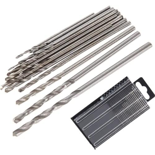 20pcs MICROBOX Tiny Micro HSS Twist Drill Bit Set 0.3mm-1.6mm Model Craft With Packing Very Suitable For Repair Work