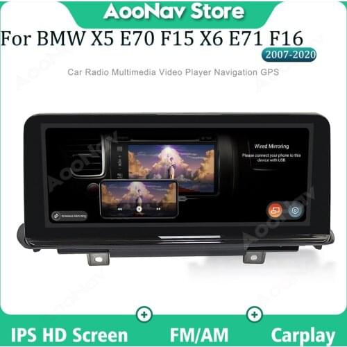 2 Din Car Radio For BMW X5 F15 2014 2015 2016 NBT System Android 11 Touch Sceen GPS Navigation Autoradio Multimedia Player