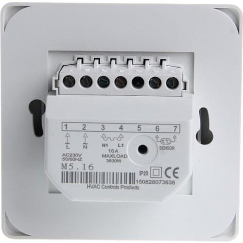 Floor Heating Thermostat Air Condition Temperature Controller Switch 16A 220V K9FA