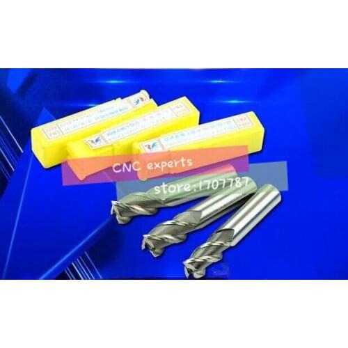 Free shipping High Quality 2pcs 3F-11.0~20.0 End Mill,Three Flute HSS & Aluminium End Mill Cutter CNC Bit, Milling tools