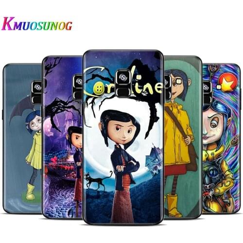 Coraline cartoon For Samsung Galaxy A9 A9S A8 A8S A7 A750 A6 A6S A5 A3 Plus Star 2016 2017 2018 Black Phone Case