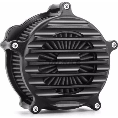 CNC black Nostalgia Venturi Air Cleaner for harley sportster 1200 air intake filters xl883 sportster 883 1991-2018
