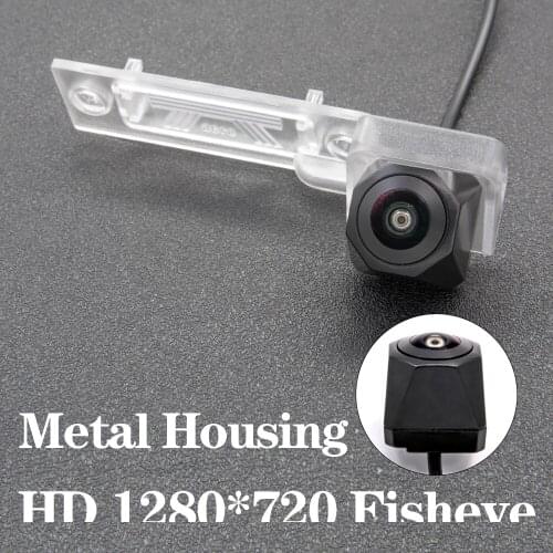 HD 1280*720 Fisheye Metal Housing Car Rear View Camera For VW Jetta mk5 Sedan Wagon Passat B5.5 Golf MK4 Skoda Superb MK1