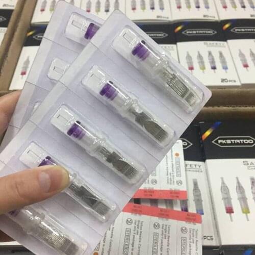 Hot Sale 20pcs Disposable Semi-Permanent Makeup Tattoo Cartridge Needle RL/RM/M1/RS Tattoo Gun Supplies 1RL/3RL/5RL/7RL