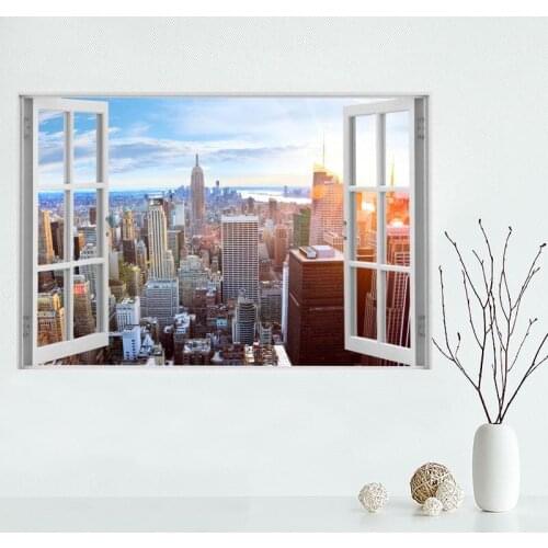Nice Beautiful Scenery New York City Poster Custom Canvas Poster Art Home Decoration Cloth Fabric Wall Poster Print Silk Fabric