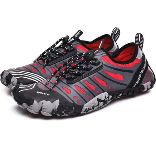 Fetchmous Breathable Men Women Wading Hiking Shoes Outdoor Sport Sneakers Climbing Shoes Non-slip Quick-dry Shoes