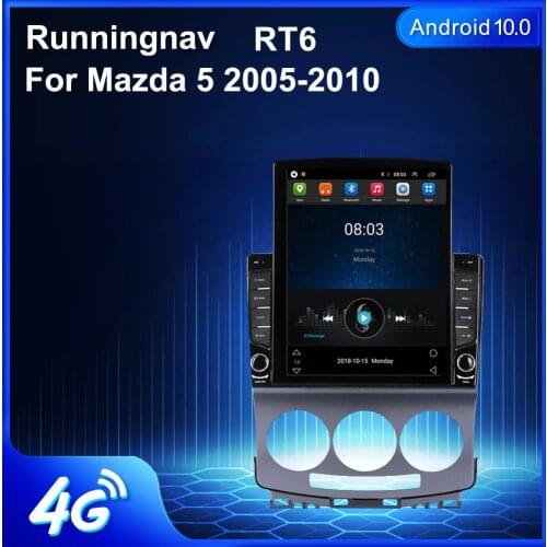 9.7" Android 10.1 For Mazda 5 2005-2010 Tesla Type Car Radio Multimedia Video Player Navigation GPS RDS no dvd