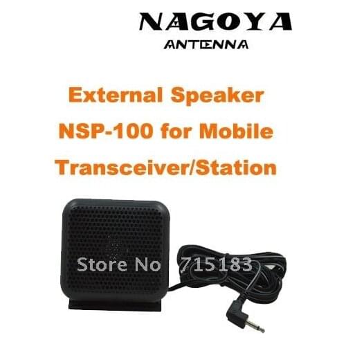 100% New Original NAGOYA NSP-100 External Speaker 8ohm With 3.5mm Plug for Mobile Transceiver