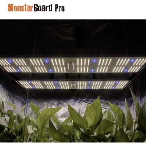 New LM301 LED Grow Light Veg Bloom Switchable Modes for Seed to Harvest from Geeklight Monster Board Pro 480 Watt