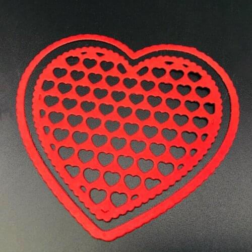 Multi Heart Shape Carbon Steel Cutting Dies DIY Scrapbooking Photo Album Making