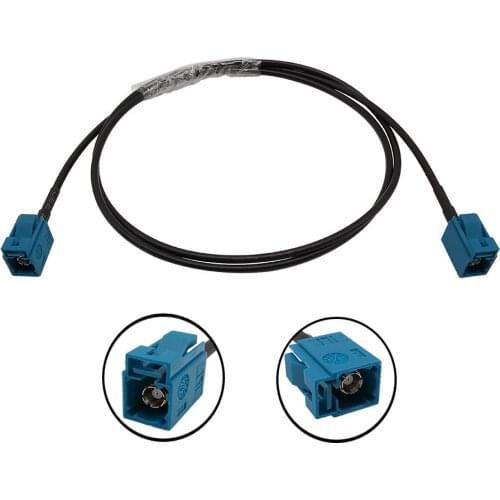 Fakra Z Female to Fakra Z Female Jack Connector RF Pigtail Cable RG174 Adapter for Car GPS Antenna Wifi FM Radio 3/5/10M