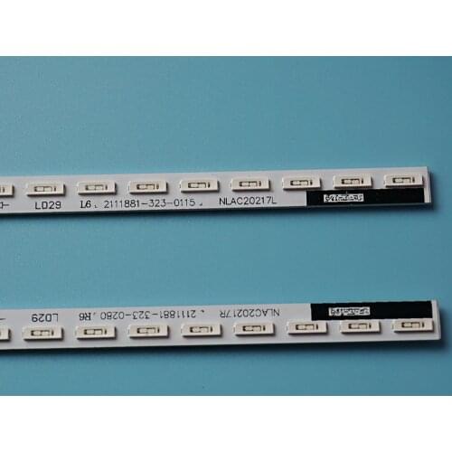 New 50 PCS 36LED 340mm LED Backlight strip for Sony KDL-55W900A KDL-55W905A R L 61 P61.P8302G001 NLAC20217L NLAC20217R