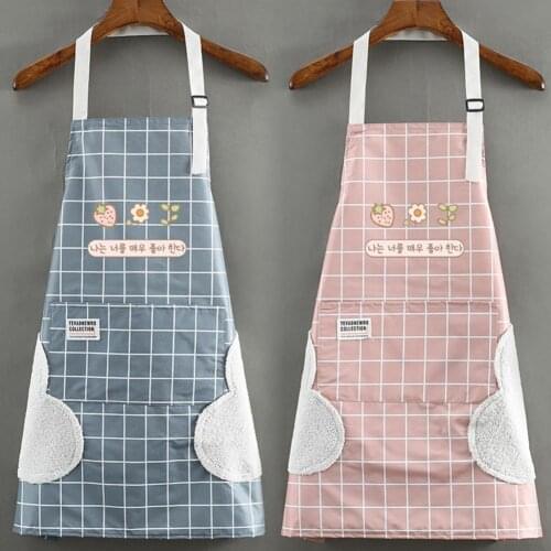 Convenient Cooking Apron Waterproof Adjustable Apron Different Styles Kitchen Apron Easy to Wear Cute Cooking Aprons for Home