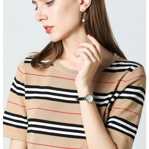 Stripe new tshirt women Harajuku Summer T Shirt Women Short Sleeve fashion T-shirt Woman Tee Tops Casual Female T-shirts women