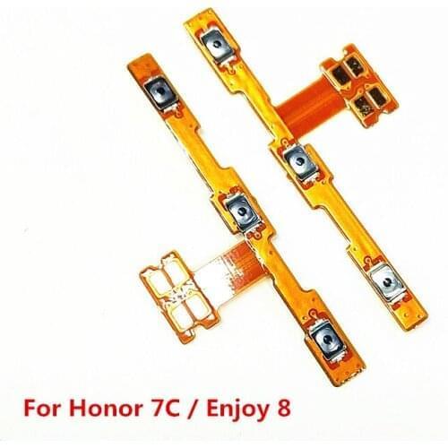 5PCS/Lot Power On Off Volume Up Down Button Key Flex Cable For Huawei Honor 7C