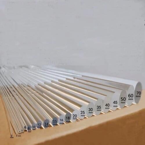 Acrylic Clear Rods Home Garden Decorative Use for LED Building Material Diameter 10/12/15/20/30/40/50mm Acrylic Stick Solid Bar