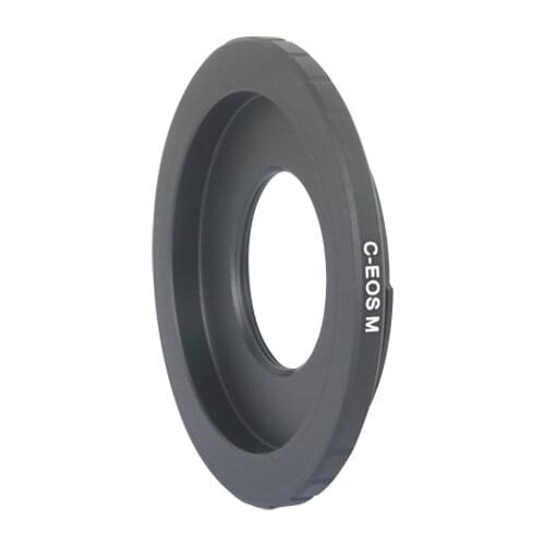 C-eosm Adapter Ring for C mount CCTV 16mm Lens to EOSM EF-M canon EOSM/M2/M3/m6/M10 body Mirrorless camera