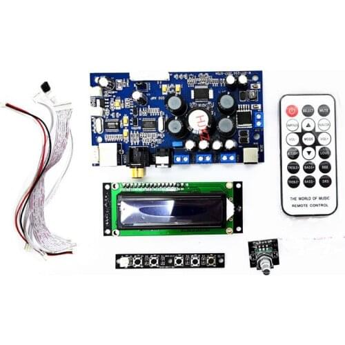 Pure digital power amplifier board with coaxial optical USB input 2.1/2.0 mode 50W+50w or 25W+25W