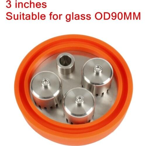 Flange Silicone gasket for 3" distillation glass column SS304 bubble plate Copper bubble plate