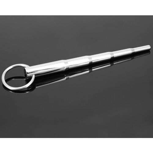 Happygo,Stainless Steel Penis Urinary Plug 5 Segments Metal Urethral Sounds Catheters Magic Wand Medical Sex Toy Adult Game A083