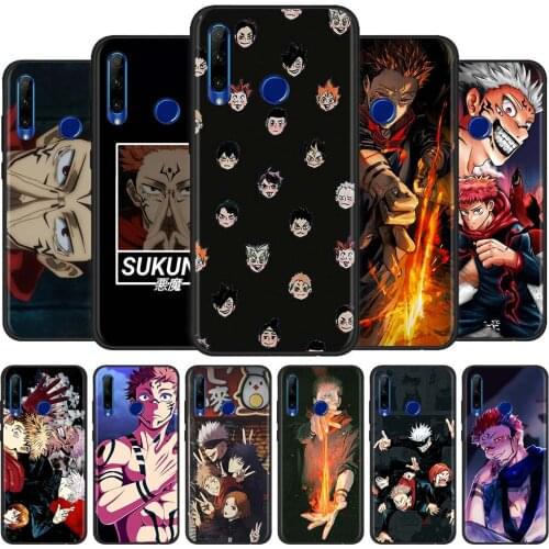 Jujutsu Kaisen Silicone Fundas For Honor 30 20 10 Lite Pro Youth Plus Shell for HONOR 30i 20e 20S Cover Capa TPU Back