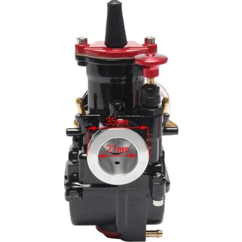 Motorcycle PWK21 Carburetor With Power Jet For Racing Moto Dirt Bike Motocross 50cc to 100cc engine
