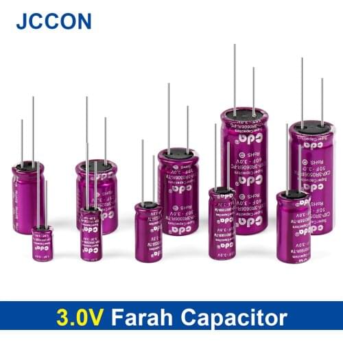 3V Farah Capacitor Taiwan CDA 1F/3.3F/10F/20/25F/60F Vehicle Traveling Data Recorder Lithium ion Reserve Power Capacitor R-Type
