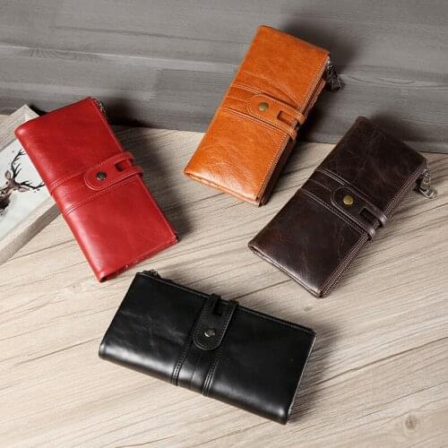 Genuine Leather Wallet Clutch Bag Purse Bag Large Capacity Rfid Card Holder Wallet Designer Wallet Clutch Bag Wallet Women Men