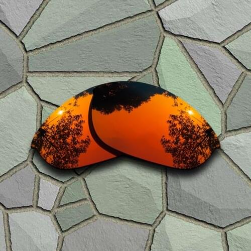 Red Orange Sunglasses Polarized Replacement Lenses for Oakley Half Jacket