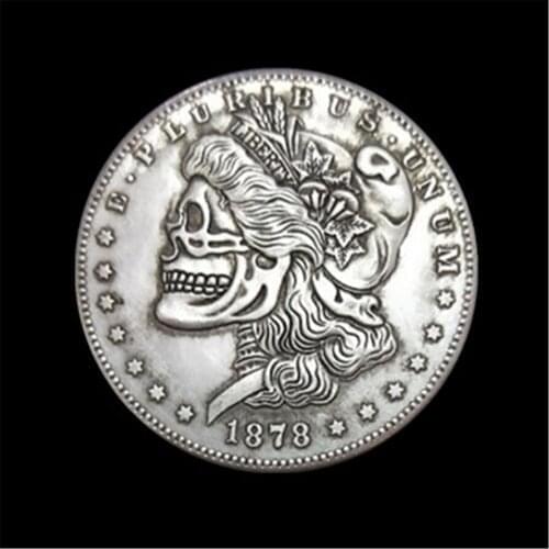 Round Souvenir Coin 1878 Y Morgan Ornaments Commemorative Coin Craft Gift Coins